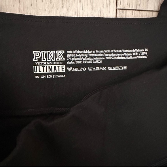 PINK Victoria's Secret Black Ultimate Leggings workout gym comfy streetwear - Picture 4 of 4